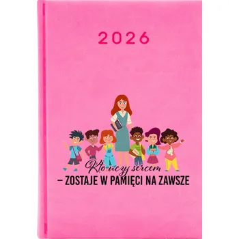 Kalendář Knižkový kalendář 2026 A5 FunnyCase růžový