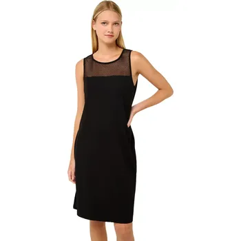 Dámské šaty Letní šaty Vamp bez rukávů s kulatým výstřihem 22521 černé velikost L