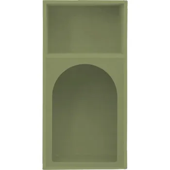 Noční stolek Noční stolek Adapta Blue s moderní policí, zelený, do pokoje 61 x 40 cm