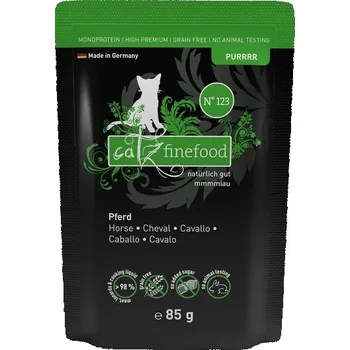 Krmivo pro kočku CATZ FINEFOOD Purrrr N.123 Konina kapsička 85g