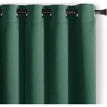 Obraz Závěs Restilo zatemňovací hladký zelený 140x175 cm