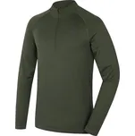 Husky Merow Zip M green (zelená) pánské triko dlouhý rukáv 100% Merino vlna - XL