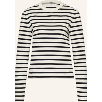 Cos Dámské Tričko S Dlouhým Rukávem, tmavě modrá / režná, 44