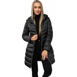 ZIMNÍ BUNDA DLOUHÁ ČERNÁ 11Z8083 DENLEY_L