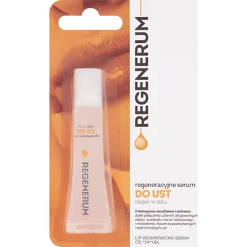 Péče o rty Hydratační sérum na rty Regenerum 7 ml s oleji: avokádový, monoi, kokosový