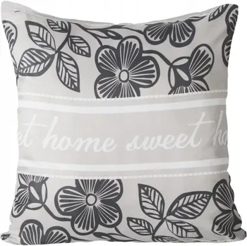 Povlak na dekorativní polštářek Dekorační povlak na polštář 45x45 cm Eurofirany ocelová