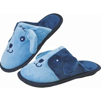 Chlapecká obuv Dětské Papuče , pantofle pro psy, tmavě modré, pohodlné, nazouvací Captain Mike 29