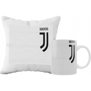 Polštář SADA HRNEK A POLŠTÁŘ JUVENTUS MÍČ – SKVĚLÝ TIP NA DÁREK – SUPER VZORY
