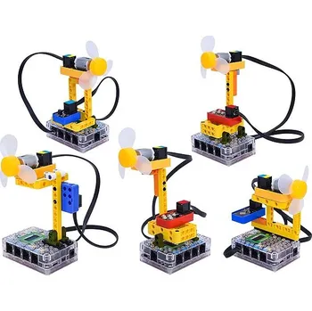 ostatní stavebnice Keyestudio Arduino KidsBits serie staveb. kostek STEM Smart Fan Kit + uno deska