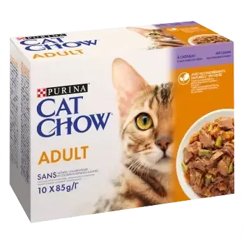 Krmivo pro kočku Purina Cat Chow Sans Adult 10x 85 g (7613036596909)