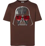 detske-levne-bavlnene-tricko-potisk-slepy-darth-vader Barva: Chocolate - čokoládově hnědá, Dětská bavlněná trička JHK: XL