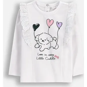 Kojenecké oblečení Kojenecká halenka Coccodrillo ZC5143102HGN bílá 00X, vel. 68