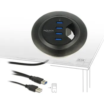 USB hub Delock Stolní Hub USB 3.0 4-portový