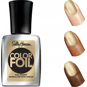 Přípravek na nehty Sally Hansen Color Foil Lakier Zlatý Odstín 140
