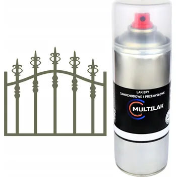 Barva ve spreji Profesionální lesklý lak ve spreji na rez, ocel, kov a plech RAL 6003