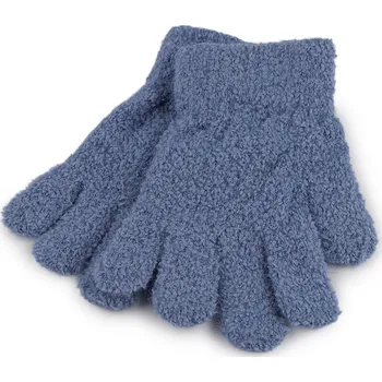Deštník Dětské pletené rukavice froté modrá jeans 1 pár