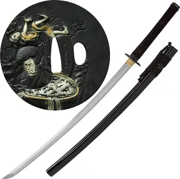 Replika zbraně John Lee Katana Goemon John Lee, ostrý meč na zkoušky sekem z oceli 9260