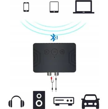 Bluetooth adaptér Bluetooth 5.0 adaptér s NFC, AUX, RCA a USB, dosah 15 m