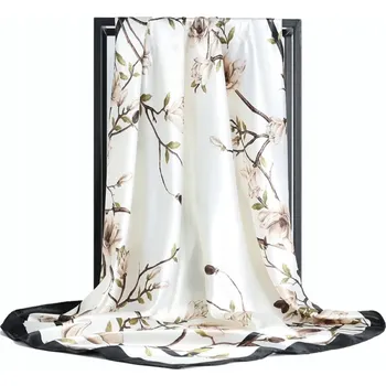 Šátek Karen - Bílý/Květy KP-33858