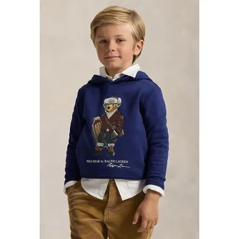 Chlapecká mikina Dětská mikina Polo Ralph Lauren 322981262001 fialová 45X, vel. 102-108