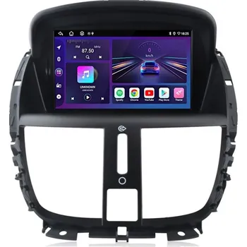 Autorádio Ossuret Autorádio Peugeot 207 CC 2006-2015, CarPlay, Android, GPS, WiFi, DAB+, Bluetooth, USB