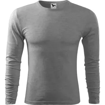 pracovní tričko Triko dlouhý rukáv GREY bez potisku - XXL