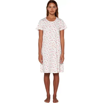 Dámská móda Bavlněná dámská noční košile Vamp 20364 pink glow velikost L