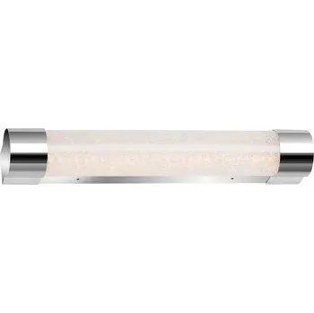 Nástěnné svítidlo Nástěnné svítidlo BRILO bílé, stříbrné integrovaný LED zdroj 8 W