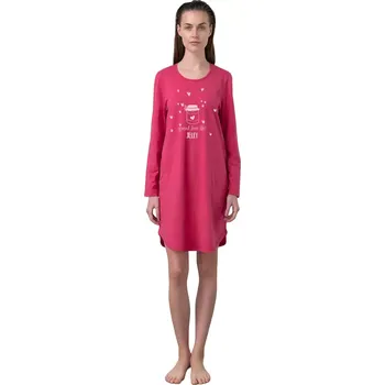 Dámské noční prádlo Dámská noční košile s dlouhým rukávem velikost S