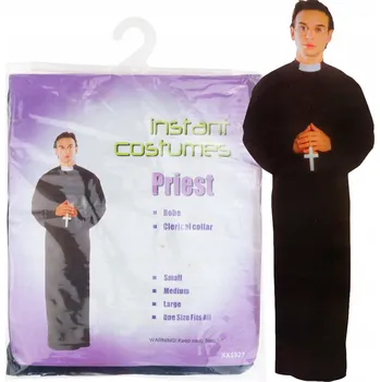 Karnevalový kostým Kostým kněze sutana kostým halloweenský převlek karneval klerik