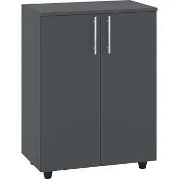 regál Regál TO-02 policový s dvířky Barva: antracit