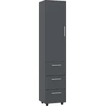 Regál P-04 policový s dvířky a zásuvkami Barva: antracit