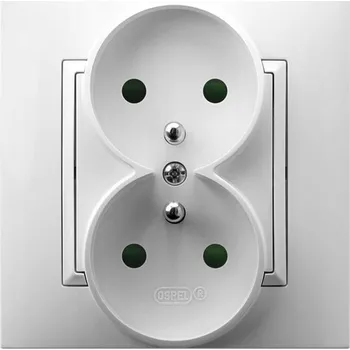 Elektrická zásuvka Ospel Elektrická Zásuvka zásuvka bílá