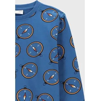 Pánské oblečení Coccodrillo Mikina ZC2132101TRK Tmavomodrá Regular Fit 98