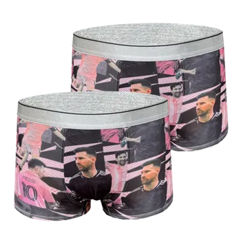 PeSaiL Chlapecké boxerky s potiskem fotbalisty Inter Miami FC - Lionel Messič.10 (2ks/Balení) Velikost: 3- roky (vel.98)