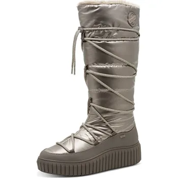 Dámské polobotky Dámské zimní boty S.Oliver 5-26442/43 platina vyteplené s TEX membránou stříbrná 39