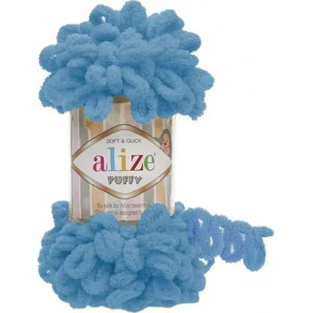 Příze Příze Puffy 16 Tyrkysová