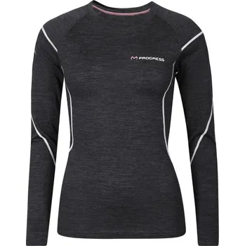 Dámské termo spodky Dámské Merino triko dlouhý rukáv Progress MW NDRZ 170 velikost S