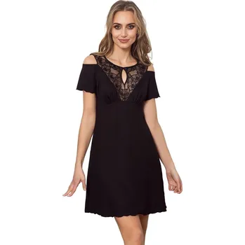 Dámská noční košile Noční košile Naomi black - M