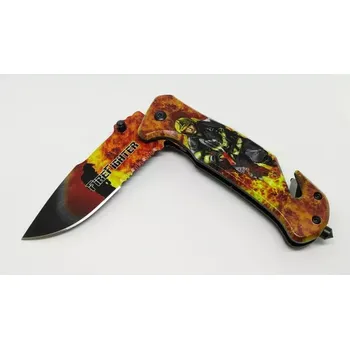 kapesní nůž Nůž zavírací - záchranářský s hasičem