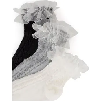 Pánské ponožky JENNY Krátké ponožky 7KB-004-SS25 (3-pack) Bílá 35_38