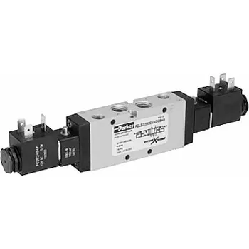 Ventil Pneumatický ventil G1/4", 5/3, 22mm, elektricky/elektricky, 24VDC, 16 bar Parker P2LBX612EEHDDB49