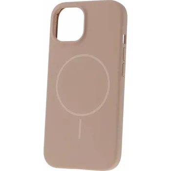 Pouzdro na mobilní telefon Zadní kryt Magsafe Slim Silicone pro iPhone 14 brown
