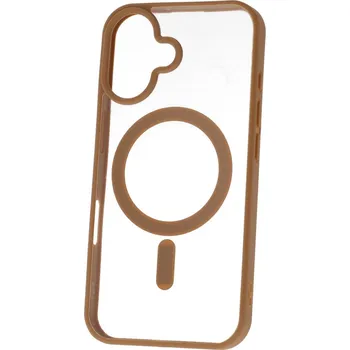 Pouzdro na mobilní telefon Zadní kryt Acrylic Color Magsafe pro iPhone 16 Plus titanium