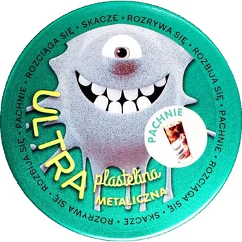 Modelovací hmota Ultra plastelína s vůní koly – stříbrná metalická 128 g