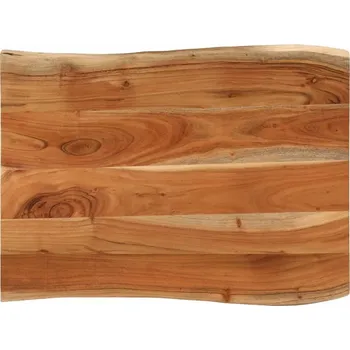 Konferenční stolek vidaXL Stolní deska 90x60x2,5 cm obdélníková masivní akácie živá hrana [370765] Barva: Akáciové dřevo (přírodní)