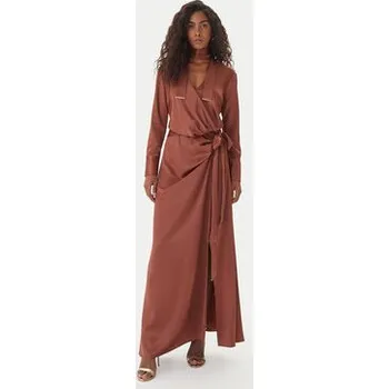 Dámská móda Marciano Guess Večerní šaty 5GGK00 7246A Bordó Regular Fit 46