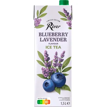 Čaj River Ledový čaj Borůvka a Levandule 1,5 l