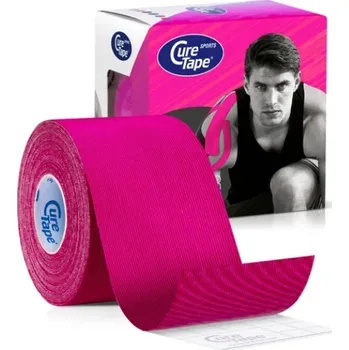 Tejpovací páska Kineziologický tejp CureTape® SPORTS růžový 5 cm x 5 m O 25 % vyšší přilnavost