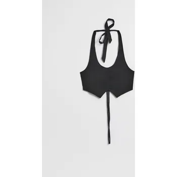 Dámská móda Crop top - XL - House - černá - 4137U-99X